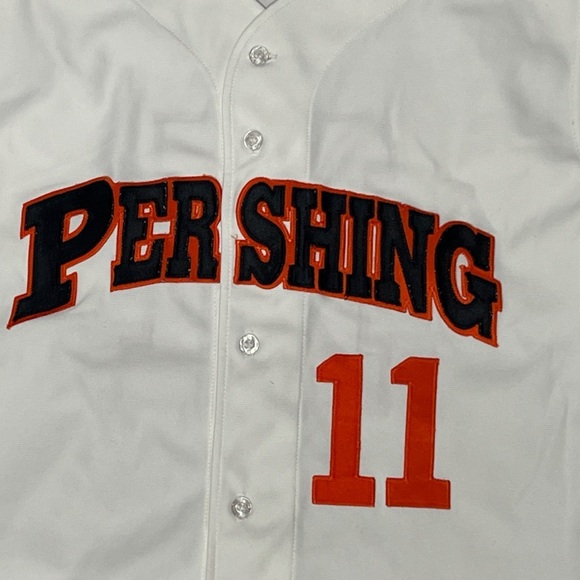 Pershing Corporate Jersey New York Y2K Softball Mens Stitched Uniform - Picture 5 of 6